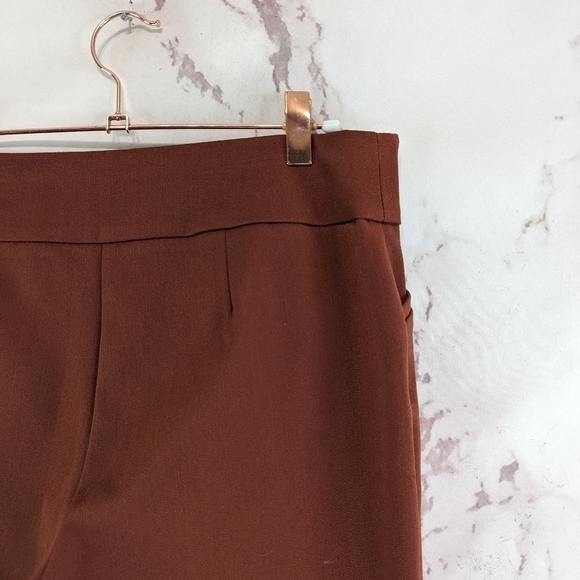 Chicos Pant Women 00 2 Rust Red So Slimming Stretch Skinny Ankle Pull On High - Picture 9 of 10